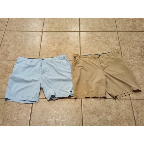 Quiksilver Lot Of 2 Mens Size 40  Amphibian Hybrid Casual Shorts - Picture 1 of 9